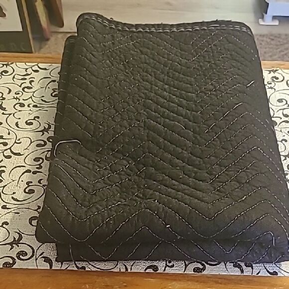 Black  Mover"s Quilted Blanket - Picture 1 of 5